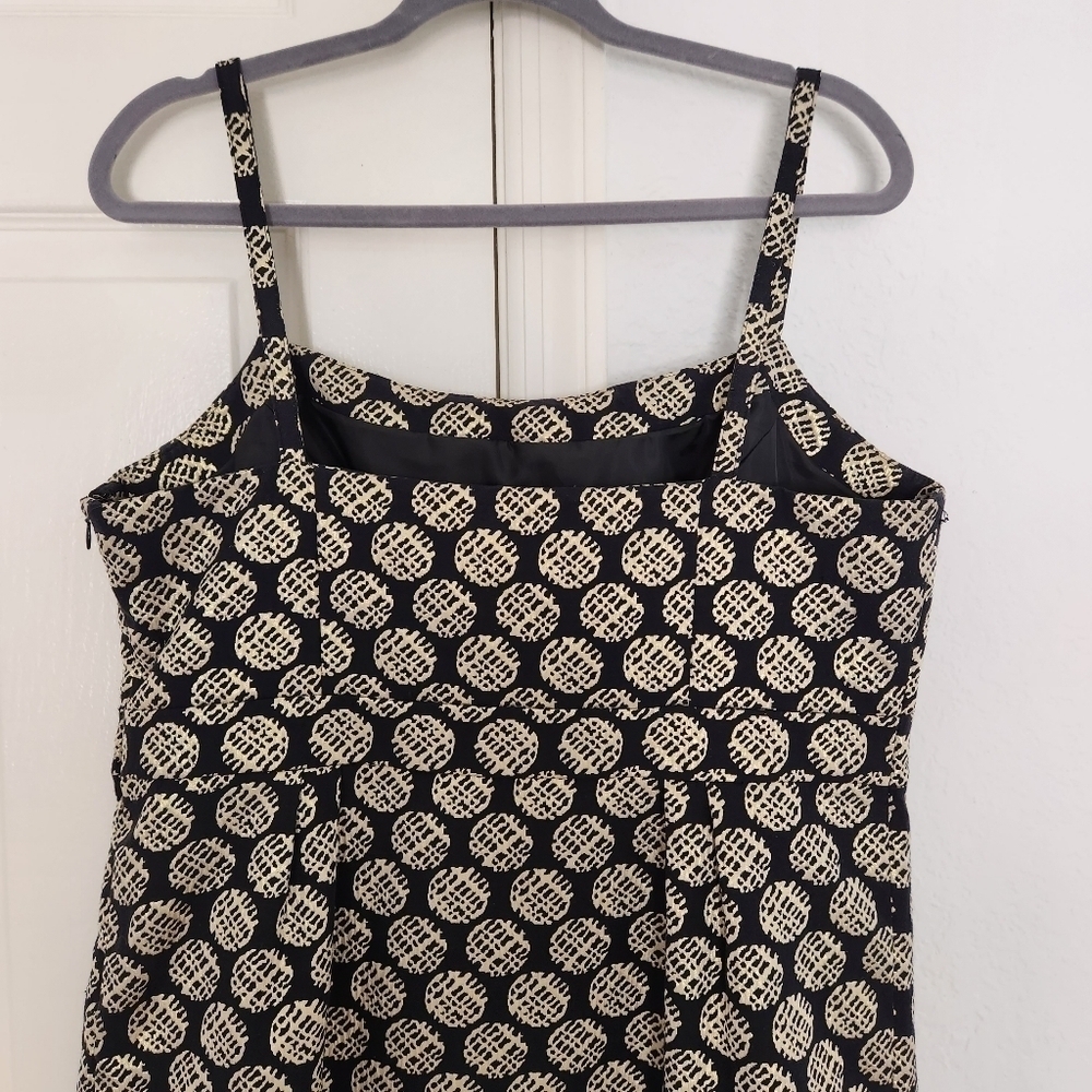 Limited Edition Gold and Black Sphagetti Strap Mini Dress. Sz 14 - Picture 10 of 13